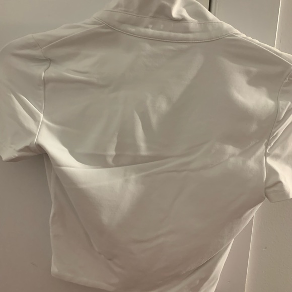 ARITZIA CONTOUR POLO TEE - WHITE 🤍 - Picture 5 of 9